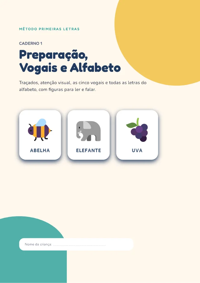 Capa do Caderno 1